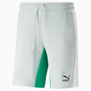 Classics Block 8" Men's Shorts, Platinum Gray-PUMA White